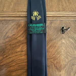 C. H. Munday Navy Blue Tie | The Diplomat Tie